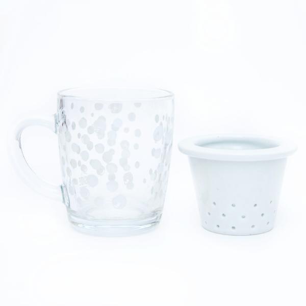 Taza Dots White